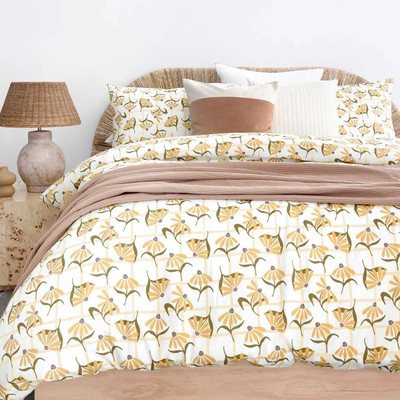 Bambury Arlo Flannelette Cotton Quilt Cover Set