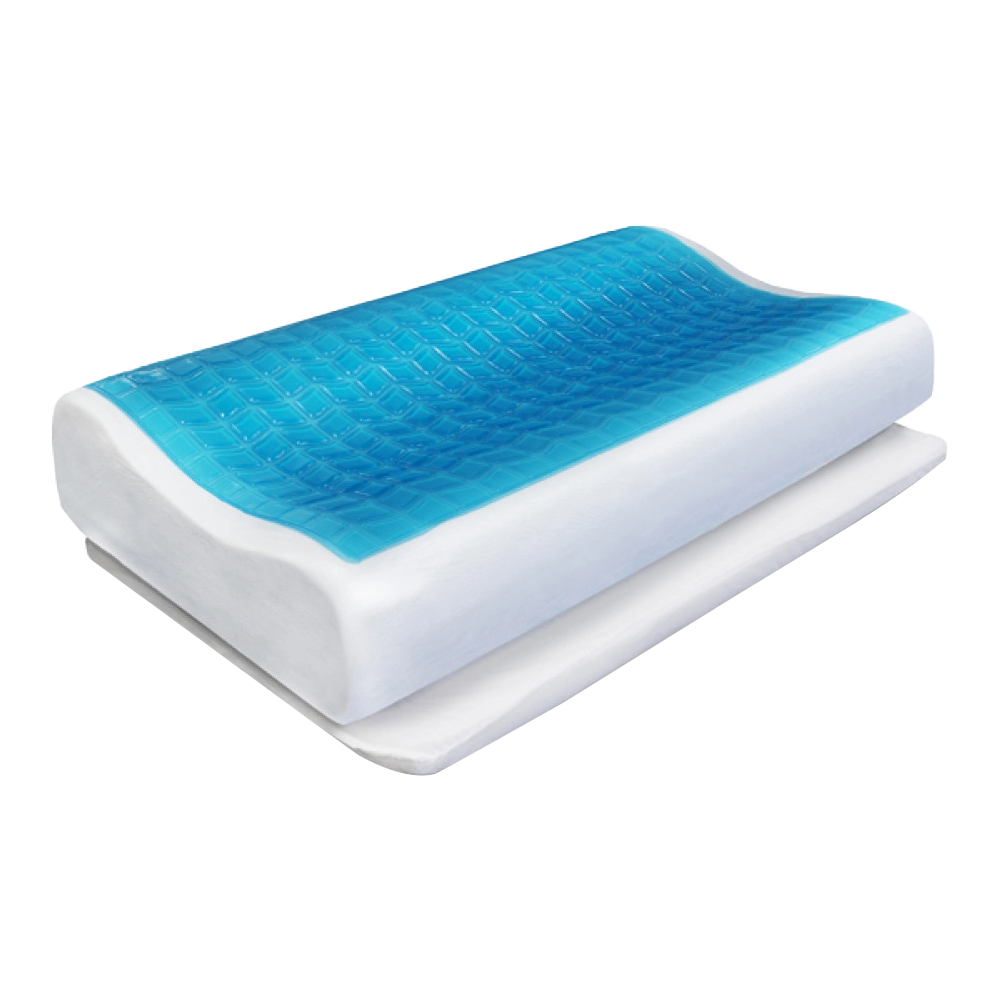 Flexi Gel Adjustable Contoured Memory Foam Pillow Last