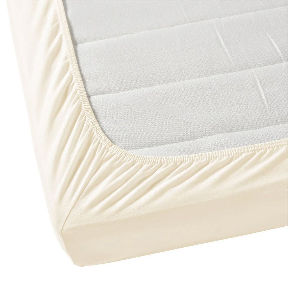 Jenny McLean La Via 400TC Egyptian Cotton Fitted Sheet Ivory