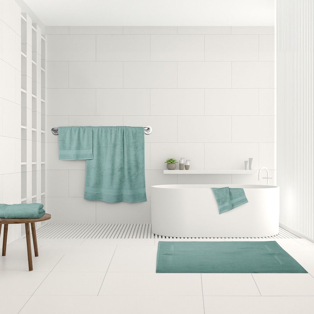 Algodon St Regis 7 Piece Cotton Bath Towel Set Lifestyle