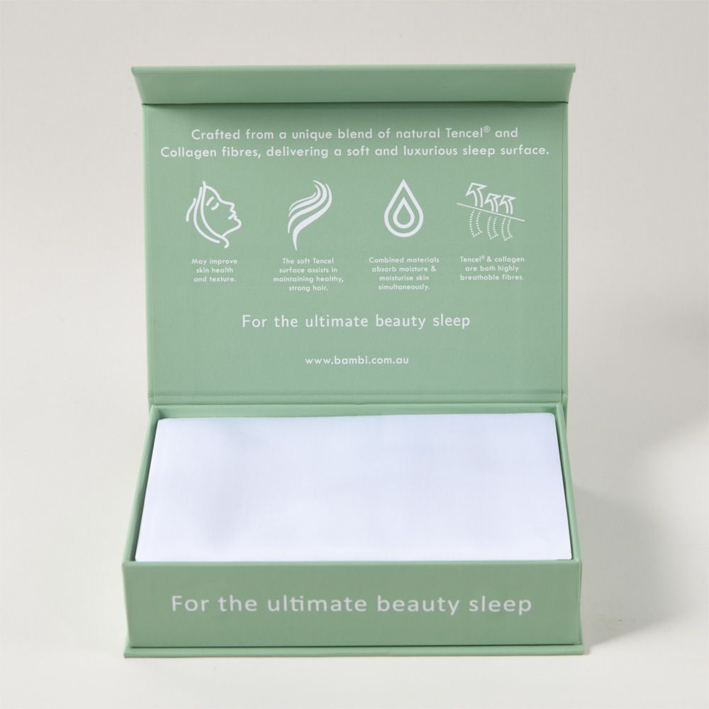 Bambi Collagen Tencel Pillowcase White