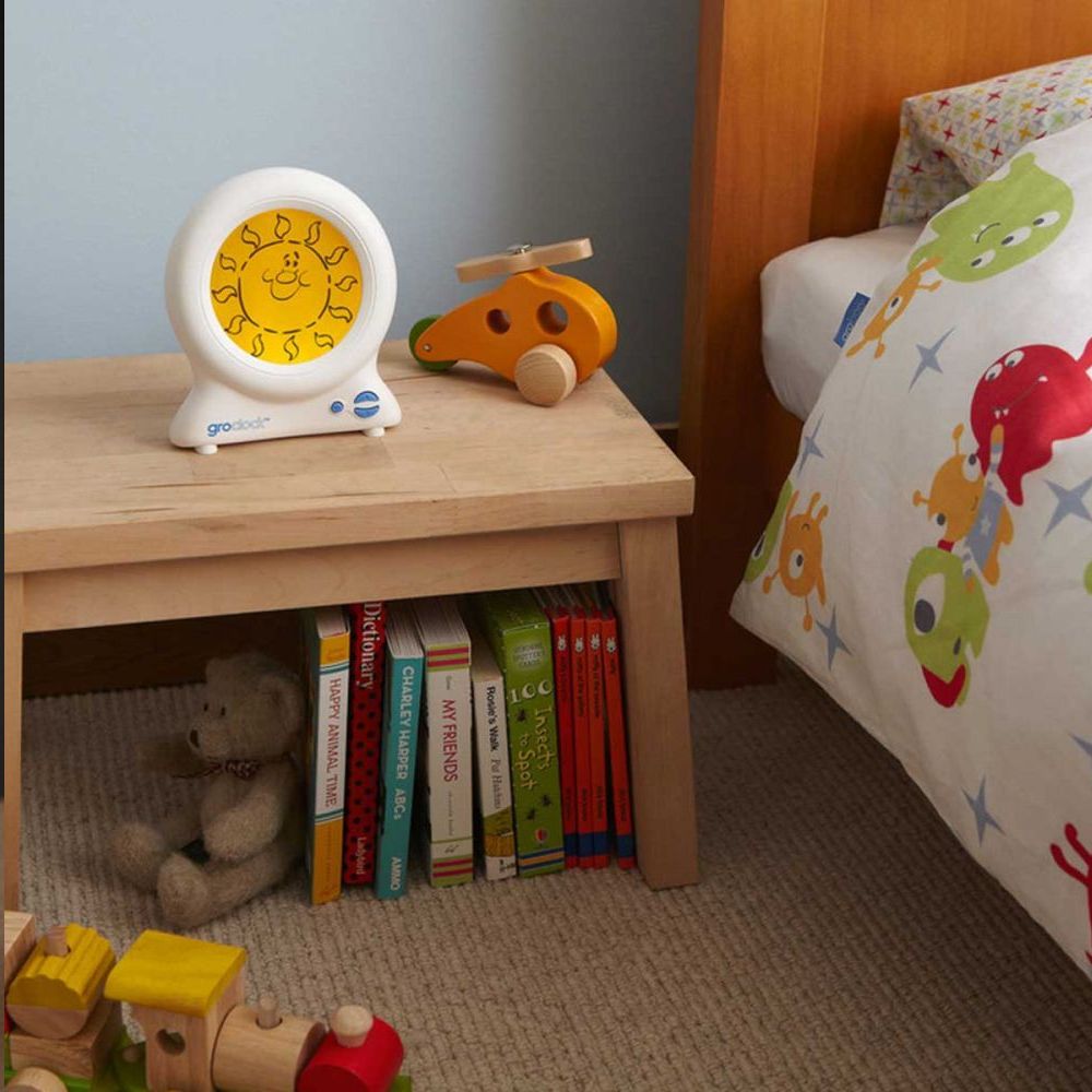 Original Groclock Childrens Sleep Training Clock Happy Sun