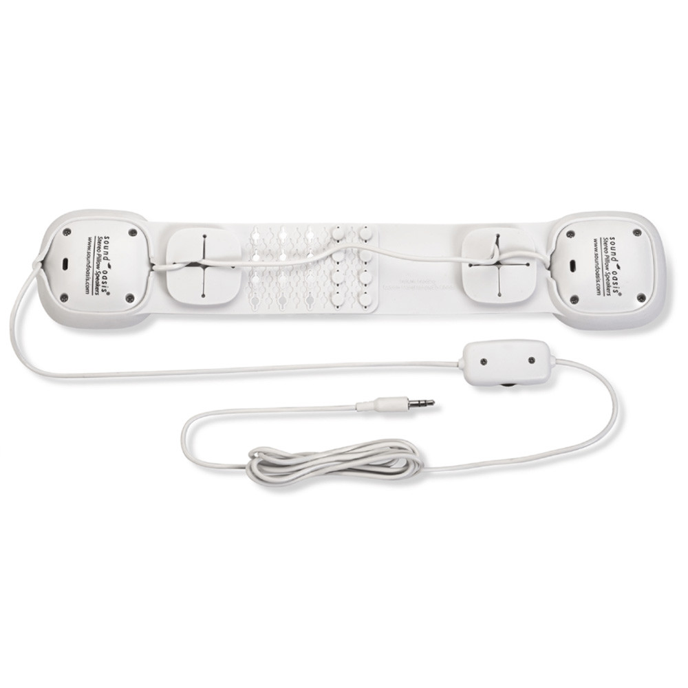 Sound Oasis Sleep Therapy Pillow Speaker with Holder