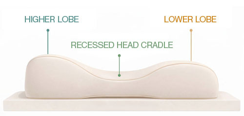 Contoured Pillows Diagram