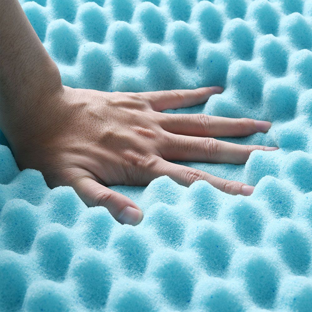 Dreamaker Gel Infused Convoluted Cool Memory Foam Underlay 3