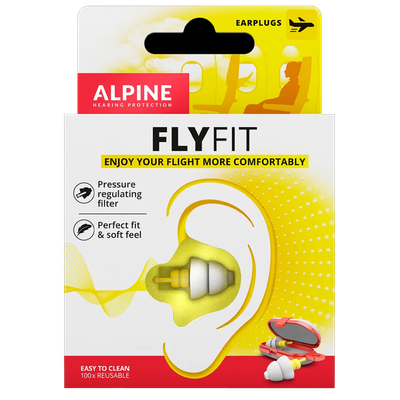 Alpine FlyFit Reusable EarPlugs (earplug) N
