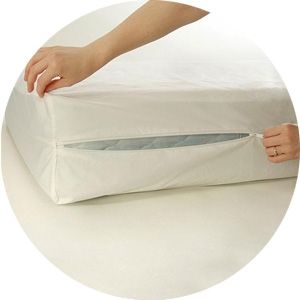 Mattress Protector Close Up Zipper