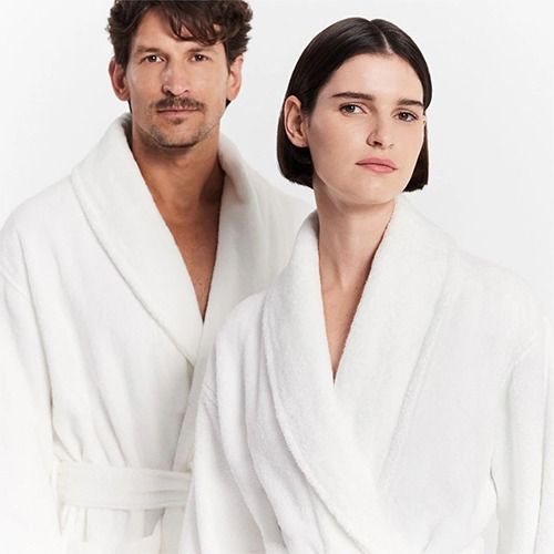Sheridan Aven Australian Cotton Bathrobe White