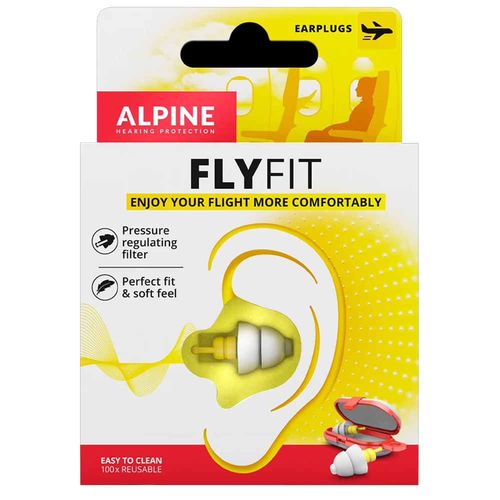 Alpine FlyFit Reusable EarPlugs (earplug) N