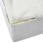 Dreamaker Multi-Purpose Bamboo Covered Wedge Pillow Zipper Open