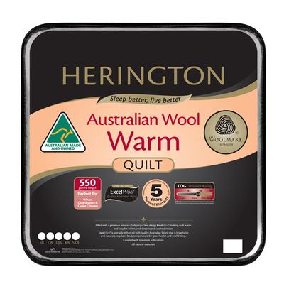 Herington Winter Warmth Australian Wool Quilt