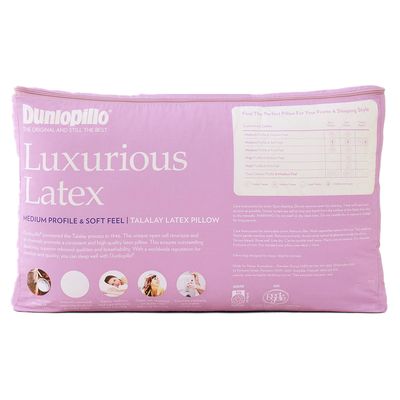Dunlopillo Luxurious Latex Pillow Medium Profile and Soft Feel Thumbnail